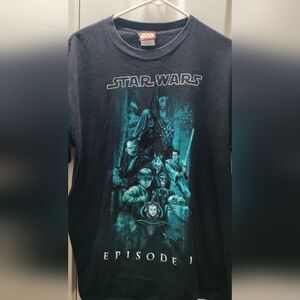 Star Wars Black Tee - Episode I Design
